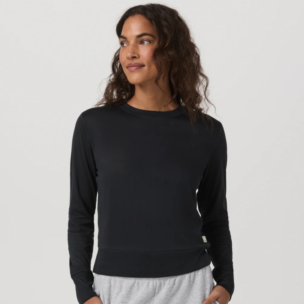 Vuori Daydream Crew in Black Heather | Size S